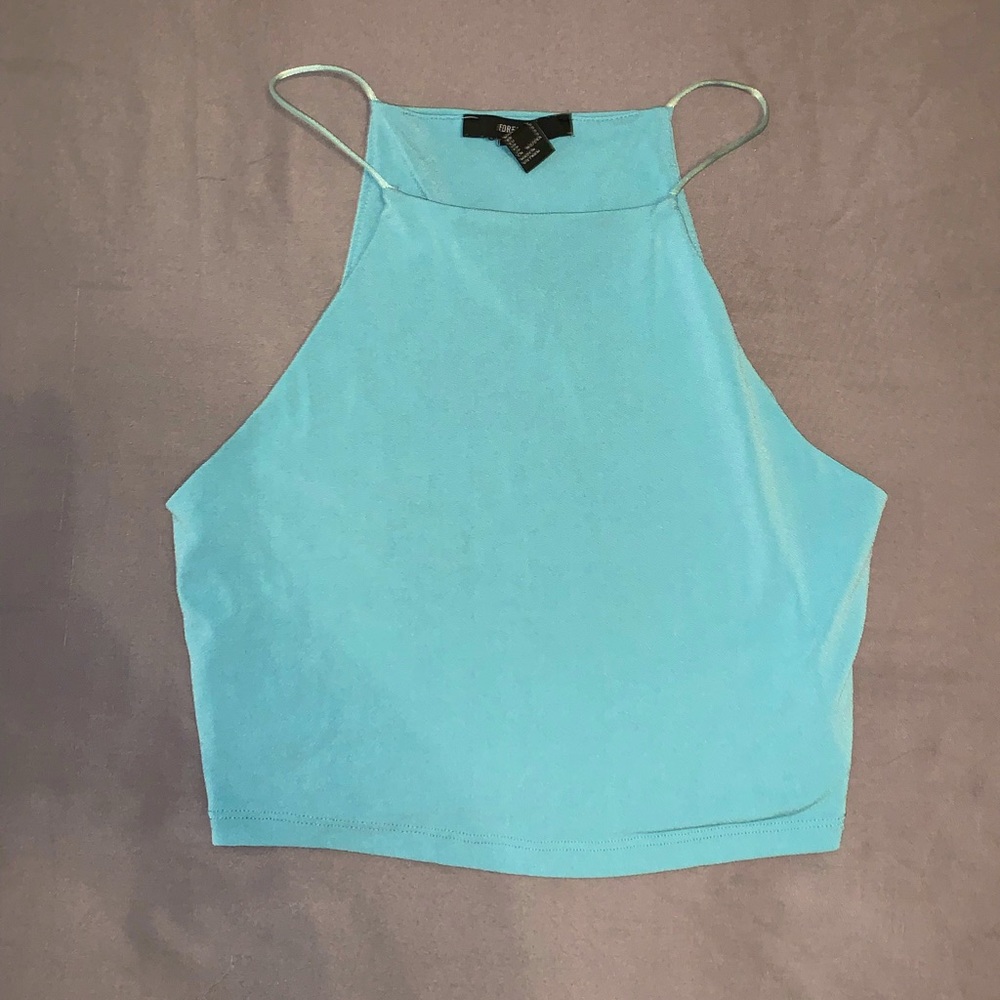 Teal/turquoise croptop